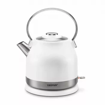 Zelmer ZCK7940 elektriskā tējkanna 1.5 L 2200 W Nerūsējošais tērauds, Balta