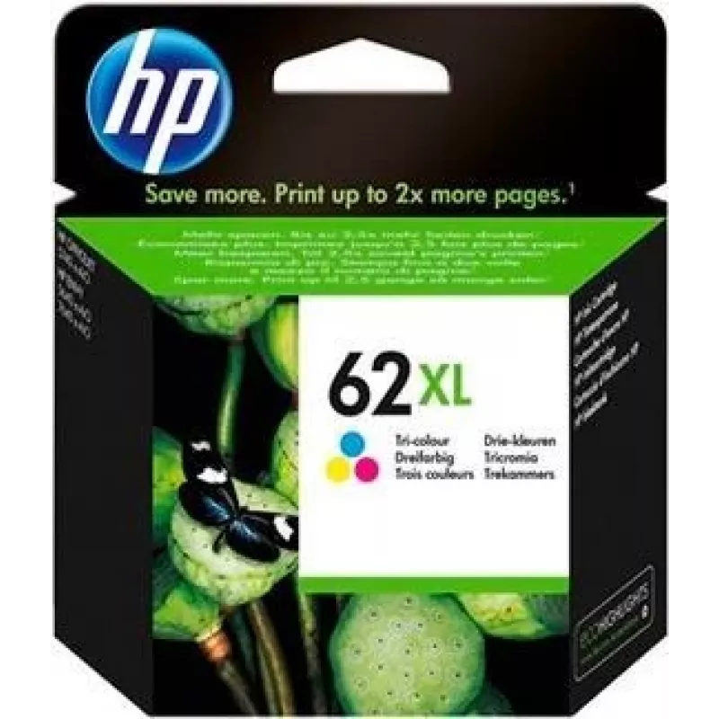 HP 62XL trīskrāsu tintes kasetne