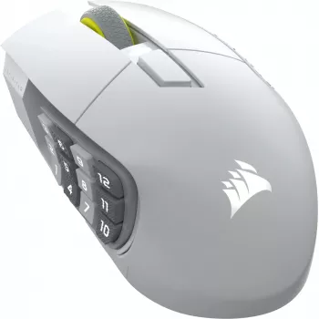 Corsair Scimitar Elite Wireless SE - spēļu pele labročiem, RF bezvadu/Bluetooth, 33000 DPI