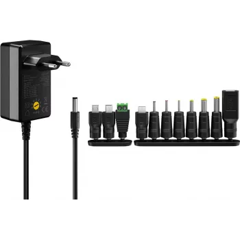 Goobay 64569 Universāls lādētājs mobilajām ierīcēm, melns, AC-DC, iekštelpām