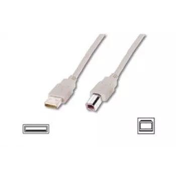 Logilink USB 2.0 savienojuma kabelis USB-A uz USB-B, A vīrišķais, B vīrišķais, 5 m