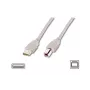 Logilink USB 2.0 savienojuma kabelis USB-A uz USB-B, A vīrišķais, B vīrišķais, 5 m