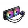 ASUS ROG STRIX LC II 280 ARGB procesora šķidruma dzesētājs 14 cm melns