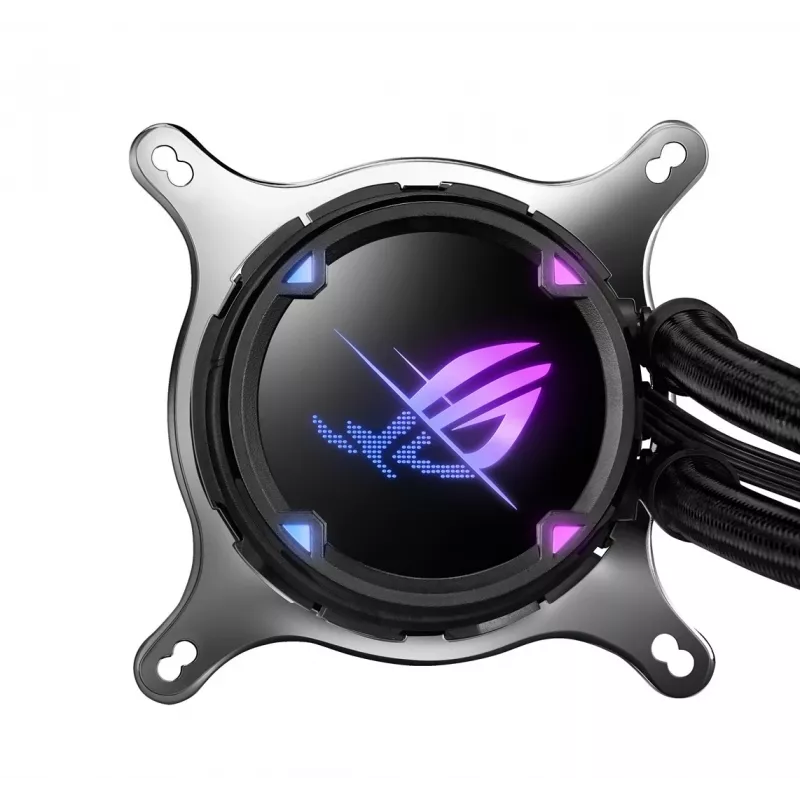 ASUS ROG STRIX LC II 280 ARGB procesora šķidruma dzesētājs 14 cm melns