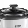 Russell Hobbs 27020-56 rīsu vārītājs Mini, 0,4 L, melns/balts