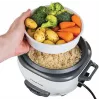 Russell Hobbs 27020-56 rīsu vārītājs Mini, 0,4 L, melns/balts