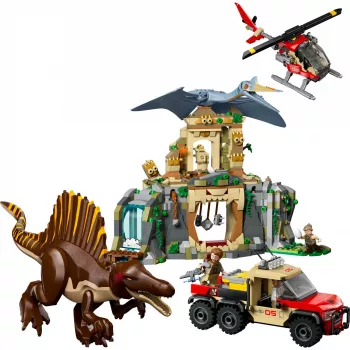 LEGO JURASSIC WORLD 76976 Spinosaurus & Quetzalcoatlus Gaisa Misija
