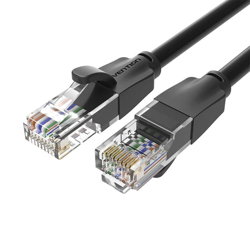 UTP CAT6 Vention IBEBN tīkla kabelis RJ45 Ethernet 1000Mbps 15m (melns)