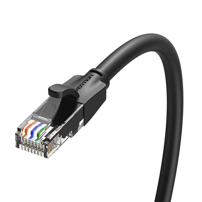 UTP CAT6 Vention IBEBN tīkla kabelis RJ45 Ethernet 1000Mbps 15m (melns)