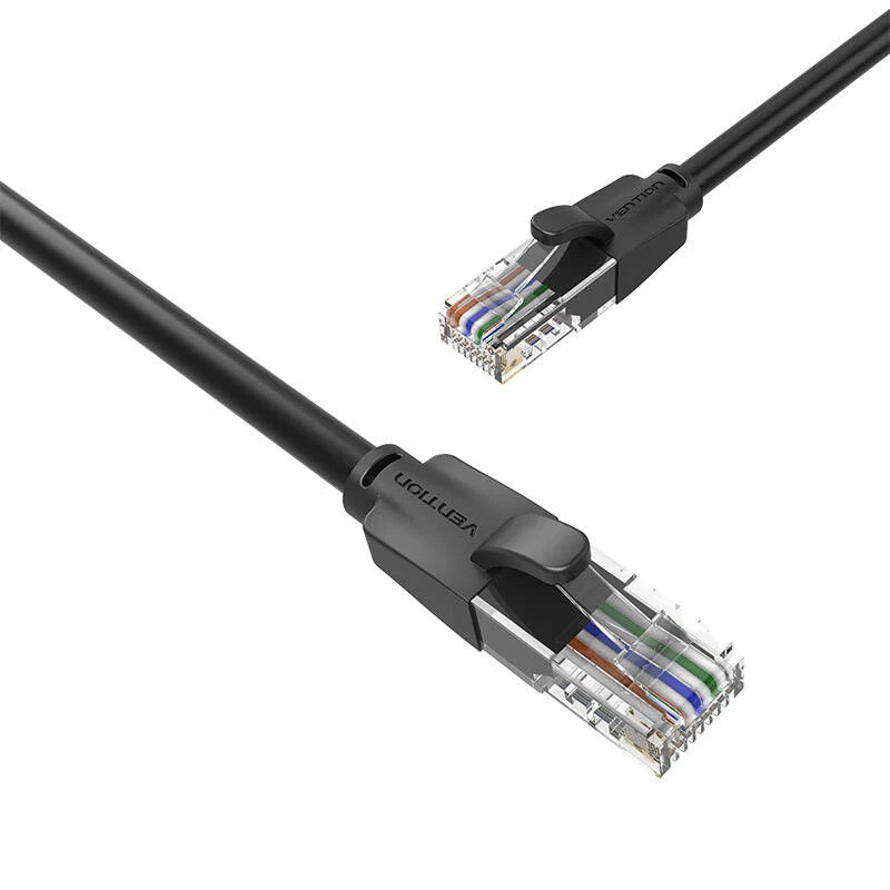 UTP CAT6 Vention IBEBN tīkla kabelis RJ45 Ethernet 1000Mbps 15m (melns)