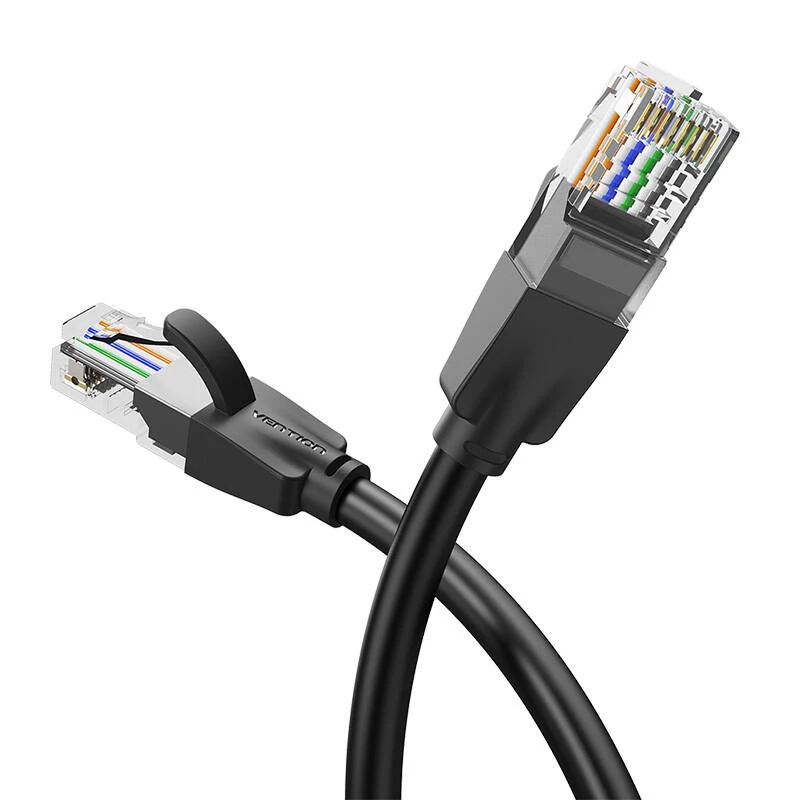UTP CAT6 Vention IBEBN tīkla kabelis RJ45 Ethernet 1000Mbps 15m (melns)