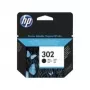 HP 302 oriģinālā melnā tintes kasetne F6U66AE 301Blister