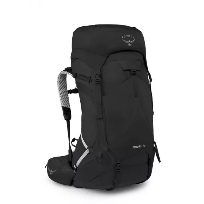 Pārgājienu mugursoma Osprey Atmos AS LT 50 Melns L/XL — vīriešu, 50 L