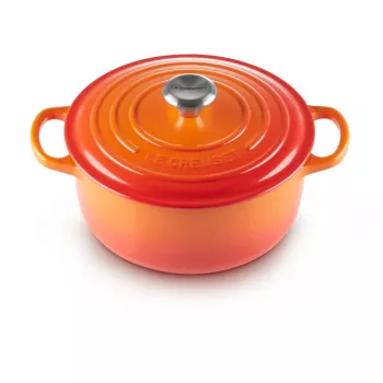 Le Creuset Signature Cepamā panna cepeškrāsnij 22cm sarkana