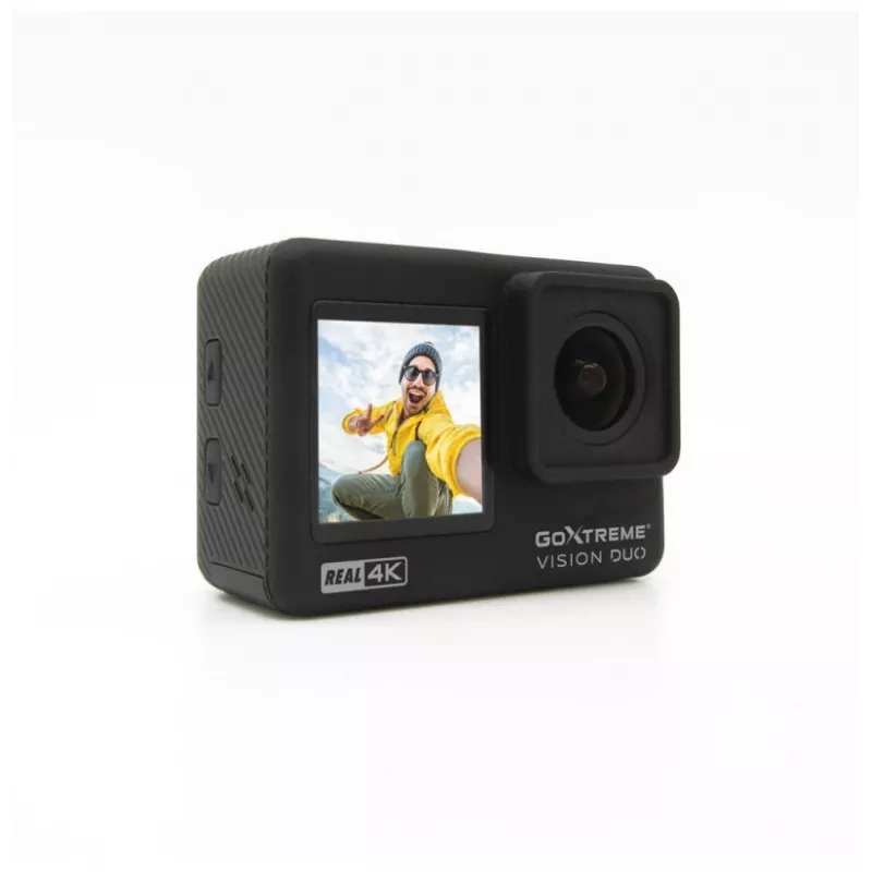 EASYPIX GoXtreme Vision DUO 4K darbības kamera ar skārienekrānu, ūdensnecaurlaidīga, Wi-Fi