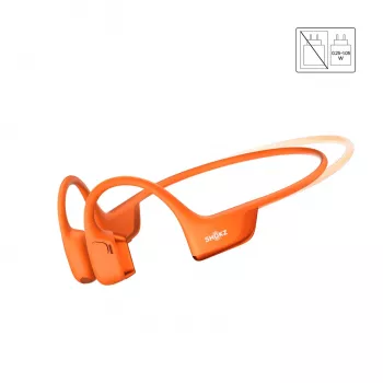SHOKZ OpenRun Pro 2 Mini Bezvadu Ausu Āķa Sporta Bluetooth Austiņas Oranža
