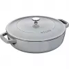 Dziļā cepamā panna ar vāku STAUB 28 cm 40511-470-0