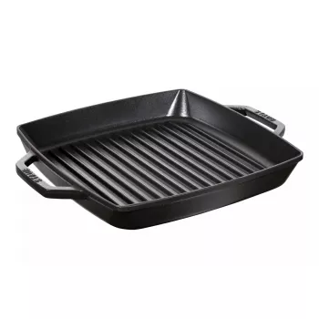 Grila panna Staub 40511-683-0 Taisnstūra Melna 348x280x43 mm