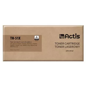 Actis TH-51X Tonera kasetne (aizstāj HP 51X Q7551X; Standarta; 13 000 lapas; melna)