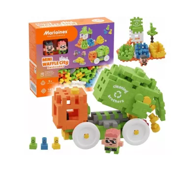 Marioinex Waffle mini Atkritumu mašīna 148 gab. 903131
