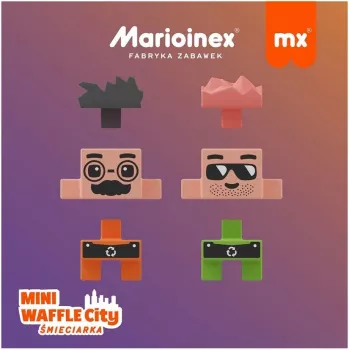 Marioinex Waffle mini Atkritumu mašīna 148 gab. 903131