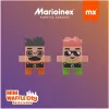 Marioinex Mini Waffle City atkritumu mašīnas būvkluči, 148 gab. (903131)