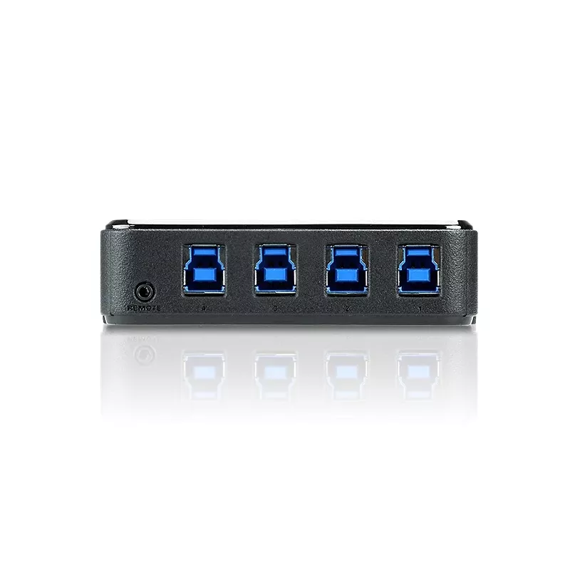 ATEN US434 4x4 USB 3.2 Gen1 perifērijas ierīču koplietošanas slēdzis
