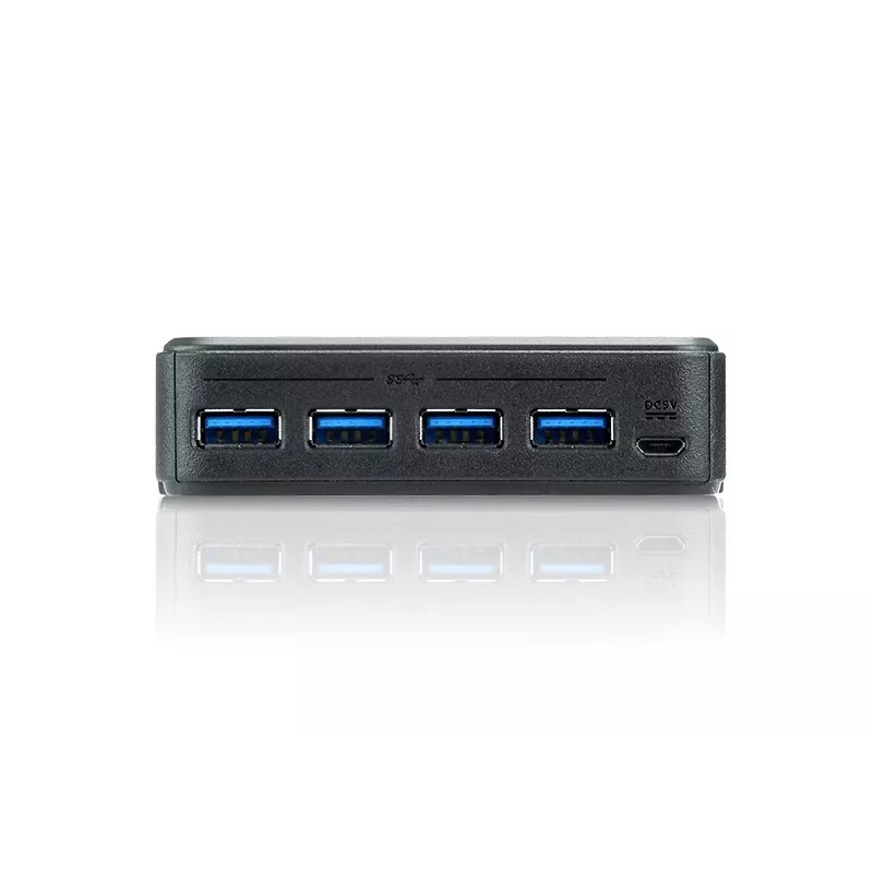 ATEN US434 4x4 USB 3.2 Gen1 perifērijas ierīču koplietošanas slēdzis