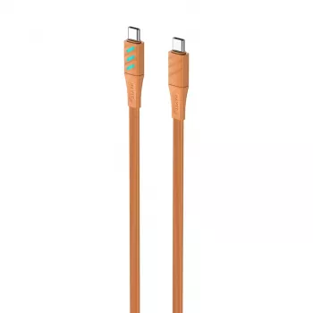 Havit CB6254 USB Type C lādēšanas kabelis 1 m oranžs