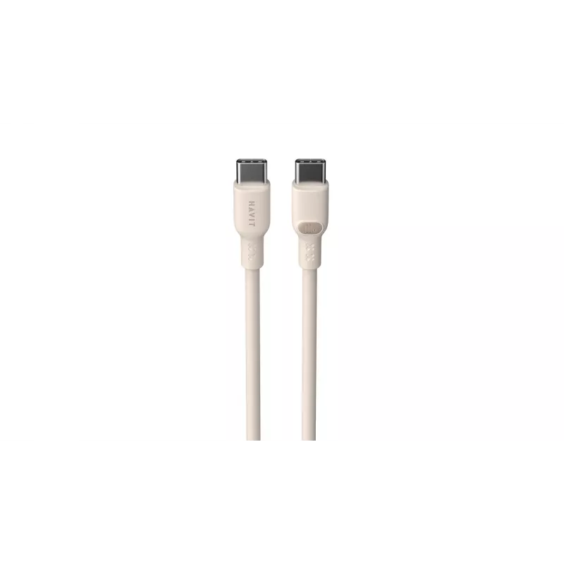 USB Type C kabelis Havit CB6284 2m Bēšs