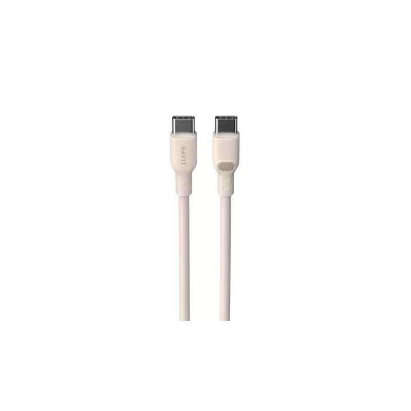 USB Type C kabelis Havit CB6284 2m Bēšs