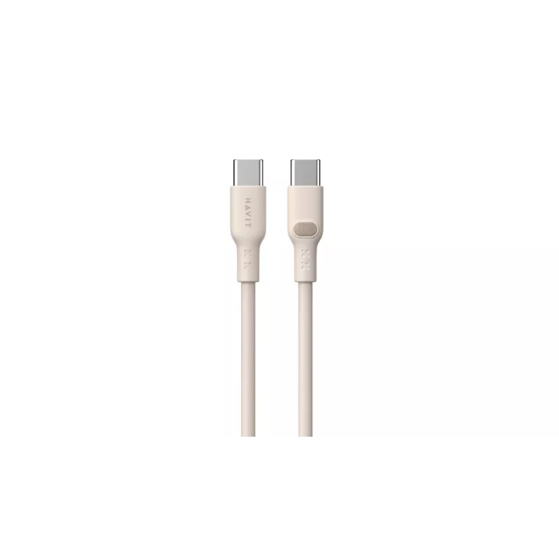 USB Type C kabelis Havit CB6284 2m Bēšs