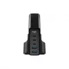 HAVIT Travel Charger UCLE004 EU 140W Piecu Portu GaN Melns