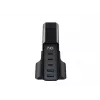 HAVIT Travel Charger UCLE004 EU 140W Piecu Portu GaN Melns