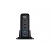 HAVIT Travel Charger UCLE004 EU 140W Piecu Portu GaN Melns