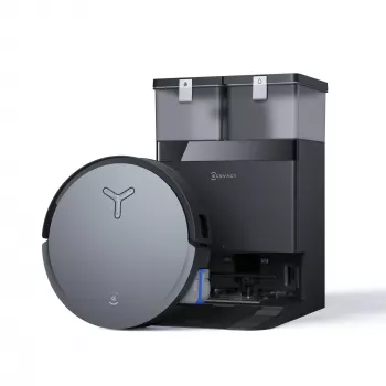 Ecovacs Deebot X8 Omni robotpūtējs ar bāzes staciju, balts (Ecovacs)