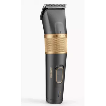 Matu griezējs BaByliss E987E Gold Granite — uzlādējams Li-Ion, 8 garuma soļi, 0.6–28 mm, ūdensizturīgs