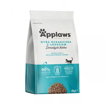 APPLAWS Adult Ocean fish with salmon - sausā barība kaķiem - 1,8kg