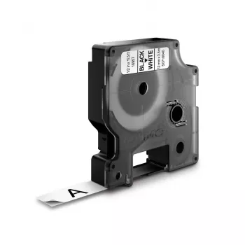 DYMO D1 Durable - Melns uz Balta - 12mm