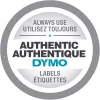 DYMO D1 Nylon etiķetes lente S0718050, 19 mm x 3,5 m, melna uz baltas