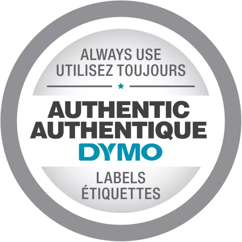 DYMO D1 Nylon etiķetes lente S0718050, 19 mm x 3,5 m, melna uz baltas