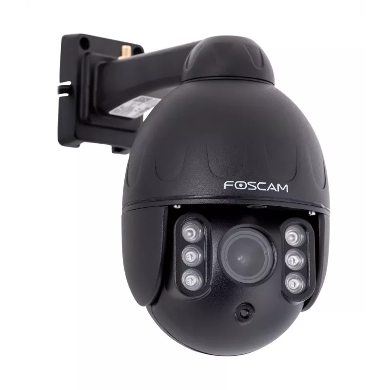 IP novērošanas kamera Foscam SD4 kupols 4 MP (2304×1536), 4x optiskais tālummaiņa, WDR, IR 50 m, Wi‑Fi, PoE/ETH, MicroSD līdz 256 GB