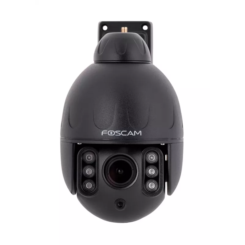 IP novērošanas kamera Foscam SD4 kupols 4 MP (2304×1536), 4x optiskais tālummaiņa, WDR, IR 50 m, Wi‑Fi, PoE/ETH, MicroSD līdz 256 GB