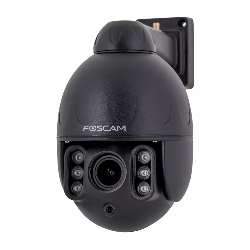IP novērošanas kamera Foscam SD4 kupols 4 MP (2304×1536), 4x optiskais tālummaiņa, WDR, IR 50 m, Wi‑Fi, PoE/ETH, MicroSD līdz 256 GB