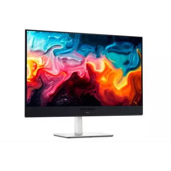 DELL Plus S3225QC datora monitors 80,3 cm (31,6 inch) 3840 x 2160 pikseļi 4K Ultra HD QD-OLED Melns, Sudrabs