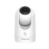 IP drošības kamera Foscam R8M balta — 8 MP 4K (3840×2160), 2.8 mm stikla objektīvs, 350° horizontāli / 150° vertikāli, 2.4G/5G Wi‑Fi, microSD līdz 256GB
