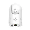 IP drošības kamera Foscam R8M balta — 8 MP 4K (3840×2160), 2.8 mm stikla objektīvs, 350° horizontāli / 150° vertikāli, 2.4G/5G Wi‑Fi, microSD līdz 256GB