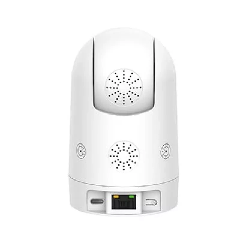 IP drošības kamera Foscam R8M balta — 8 MP 4K (3840×2160), 2.8 mm stikla objektīvs, 350° horizontāli / 150° vertikāli, 2.4G/5G Wi‑Fi, microSD līdz 256GB