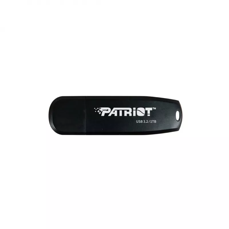 USB zibatmiņa PATRIOT PSF1TBXRB3U 1 TB, USB 3.2 Gen 1 Type-A, lasīšana 80 MB/s, plastmasas korpuss, atslēgu gredzens, melna