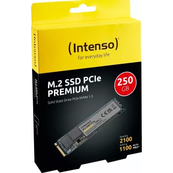 Intenso PREMIUM SSD 250GB iekšējais M.2 2280 PCI Express 3.0 x4 NVMe (3835440)